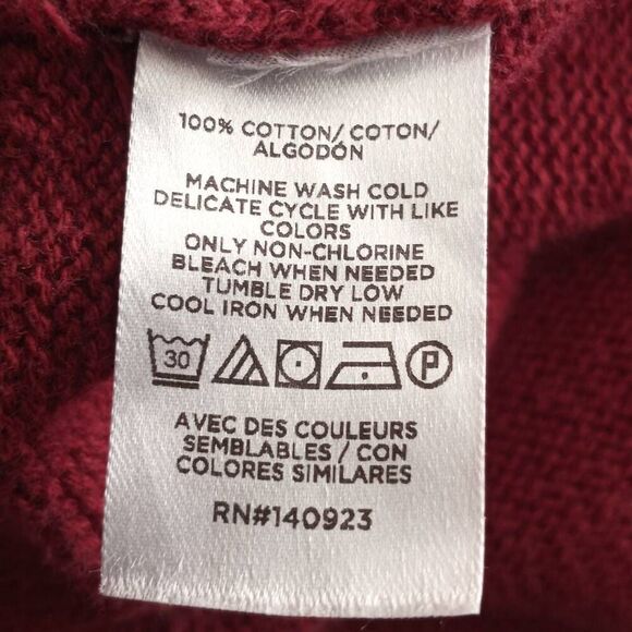 LOFT MAROON CARDIGAN SZ.M EUC. - Picture 7 of 7